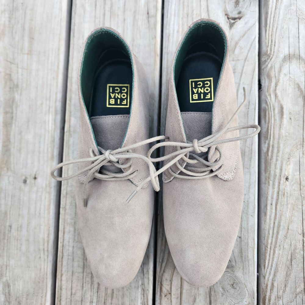 Fibonacci Footwear Mens Sz 11 The Abbacis Chukka Boots Stone Tan